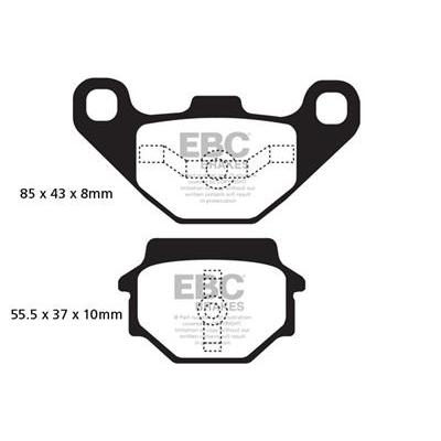 Ebc Motosiklet Husqvarna Te350/510/610 90-91 Ön Fren Balatası