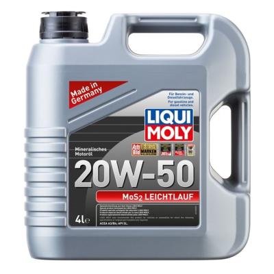Liqui Moly 20W50 Mineral Motor Yağı Mos2'Li Leichtlauf 4 Litre