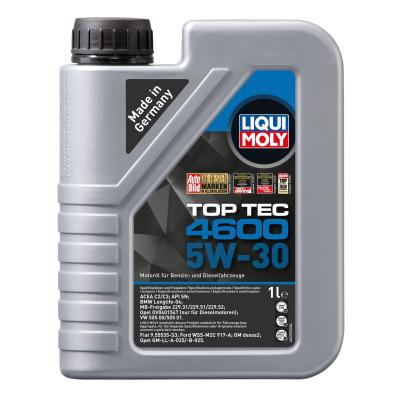 Liqui Moly 5W30 Motor Yağı Tam Sentetik Top Tec 4600 1 Litre