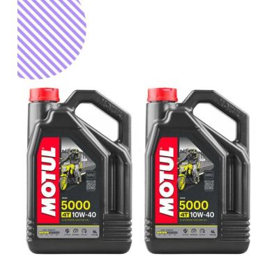 Motul 5000 10W40 4T 4 Lt Motor Yağı (2 Adet)