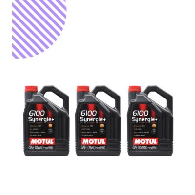 Motul 6100 Synergie+ 10W40 4 Lt Motor Yağı (3 Adet)