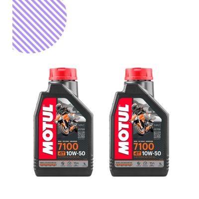 Motul 7100 4T 10W50 1L Motosiklet Yağı (2 Adet)