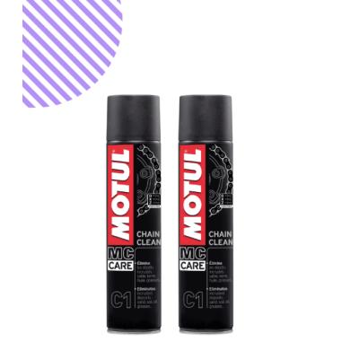 Motul C1 Zincir Temizleme Sprey 400 Ml Chain Clean (2 Adet)