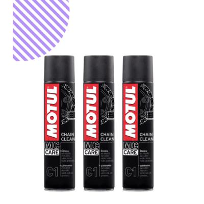 Motul C1 Zincir Temizleme Sprey 400 Ml Chain Clean (3 Adet)
