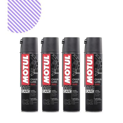Motul C2 Chain Lube Road Sprey 400 Ml Zincir Yağı (4 Adet)