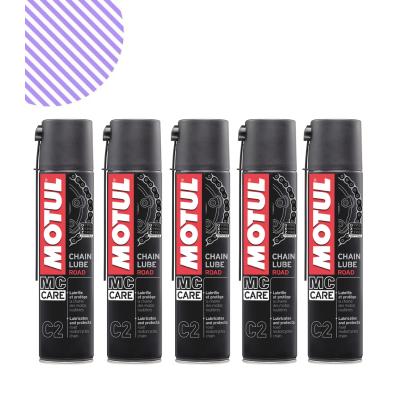 Motul C2 Chain Lube Road Sprey 400 Ml Zincir Yağı (5 Adet)