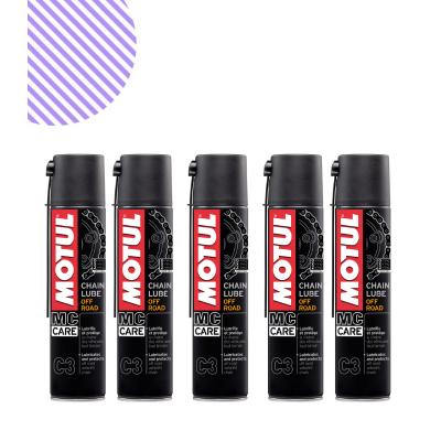 Motul C3 Chain Lube Off Road 400 Ml Zincir Yağı (5 Adet)