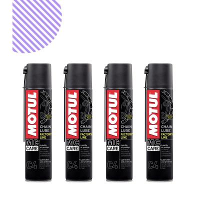 Motul C4 Chain Lube Fl 400 Ml Motosiklet Yağı (4 Adet)