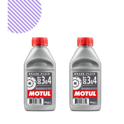 Motul Dot 3&4 Fren Hi̇droli̇ği̇ 500 Ml (2 Adet)