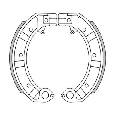 Polini  Brake Shoes Fren Kampana D. 150X24