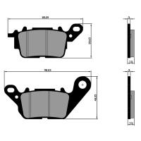 Polini  Yamaha Nmax125 , Delight 125 1721 Ön Fren Balatasi (Sfa694)